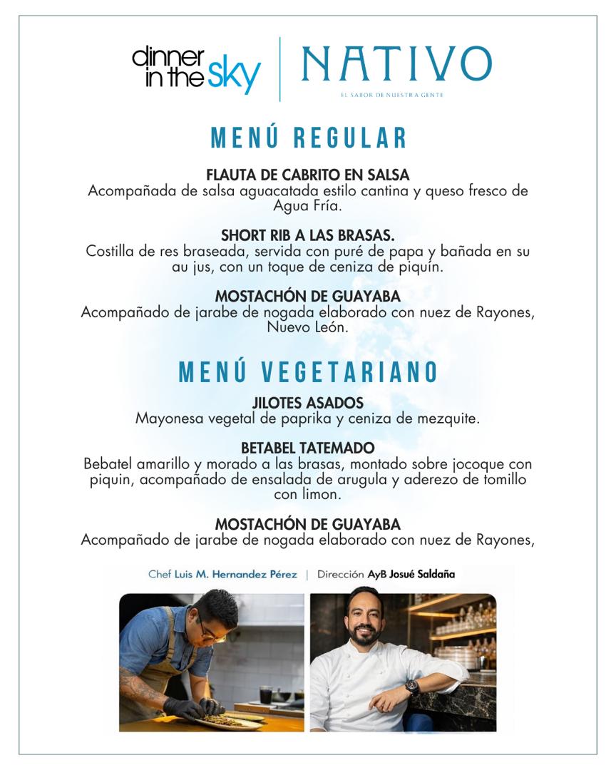 Men&uacute; Monterrey